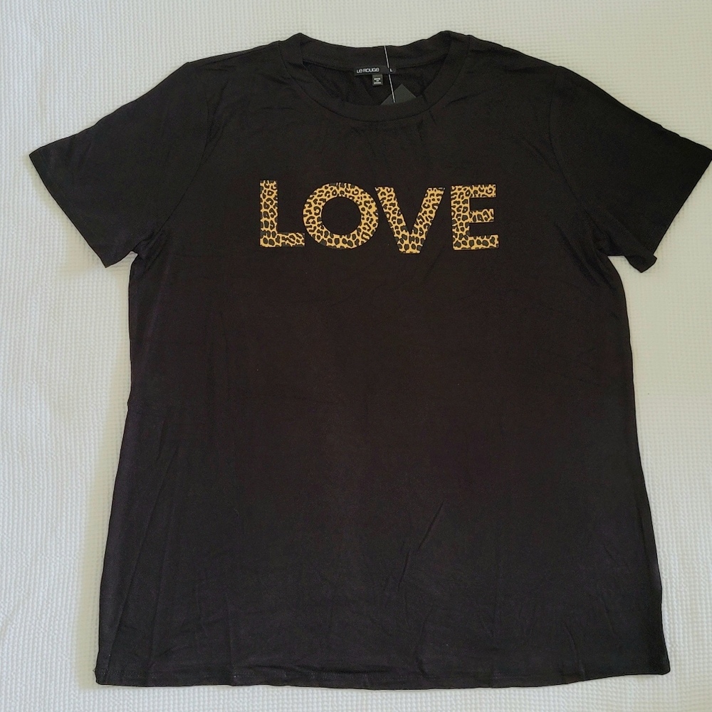 Le Rouge Leopard🐆 "LOVE"❤ Tee - Picture 11 of 13